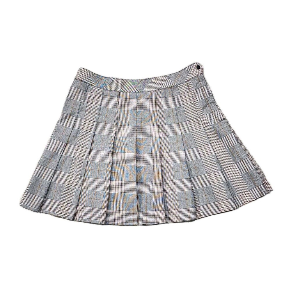 H&M Divided Mini Skirt Plaid Multicolor Pleated Women's Sizes 6